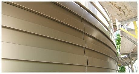 Fassade Biegeservice Milde gebogene Metall-Fassadenverkleidung